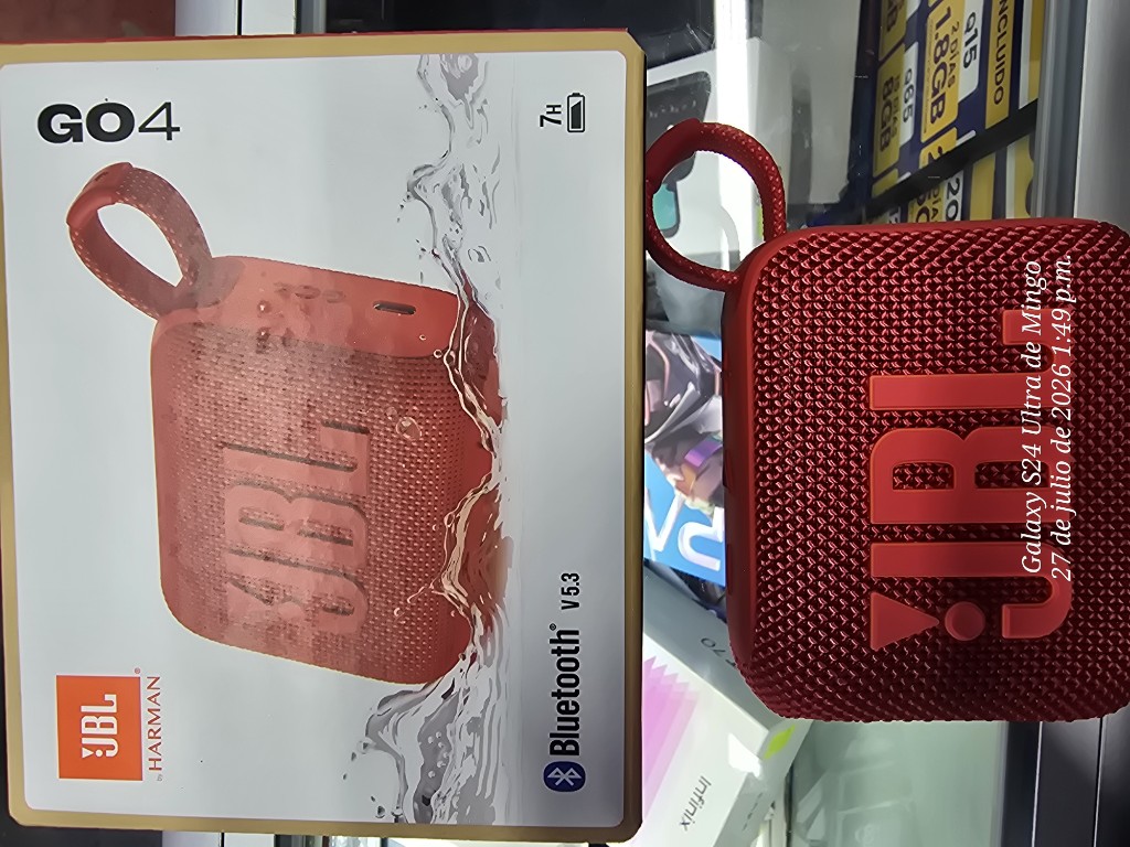 BOCINA JBL GO4 ROJO
