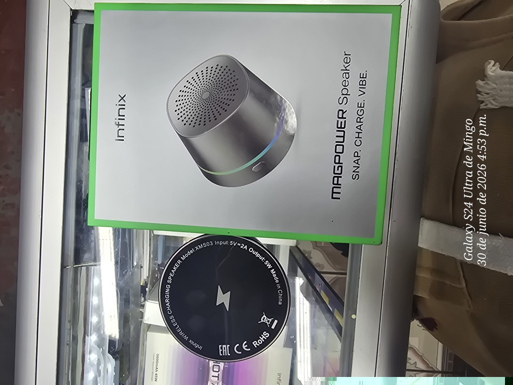 CARGADOR MAGFACE Y BOCINA INFINIX