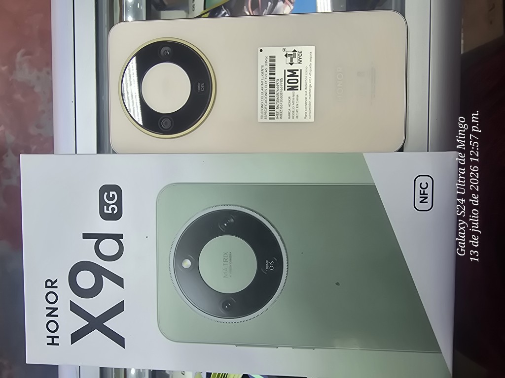 TELEFONO SMARTPHONE HONOR X9D 5G LIB DUAL DORADO 256×8+8(16)