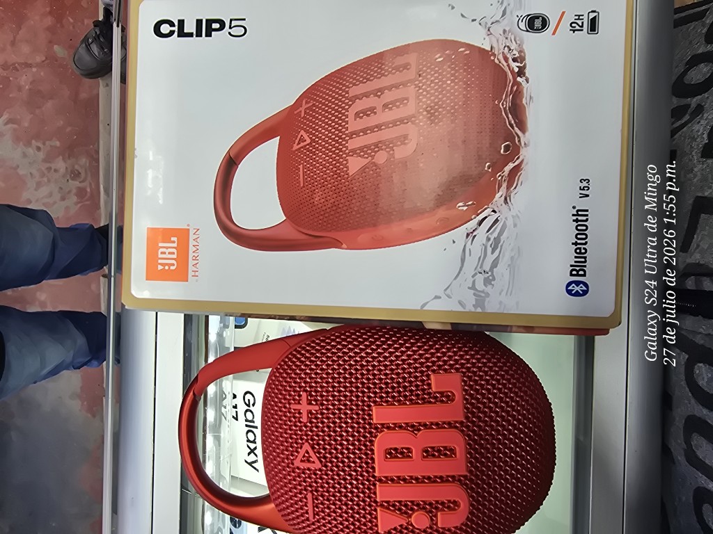 BOCINA JBL CLIP  5 ROJO