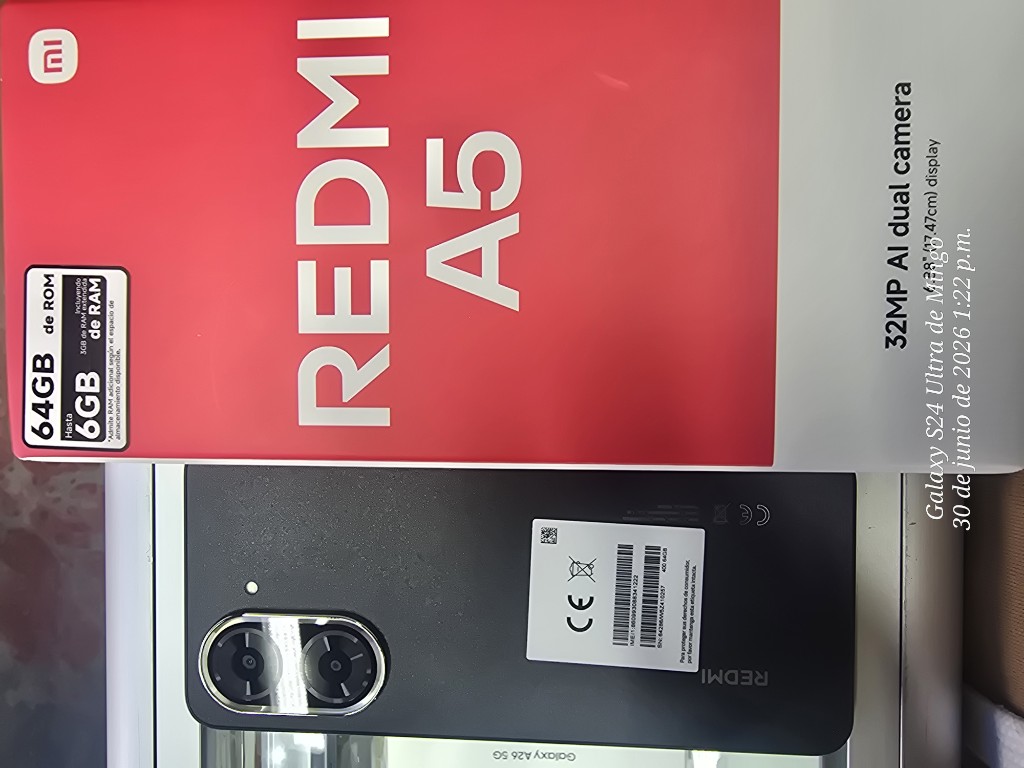 TELEFONO SMARTPHONE XIAOMI REDMI A5 TIGO NEGRO 64×3+3
