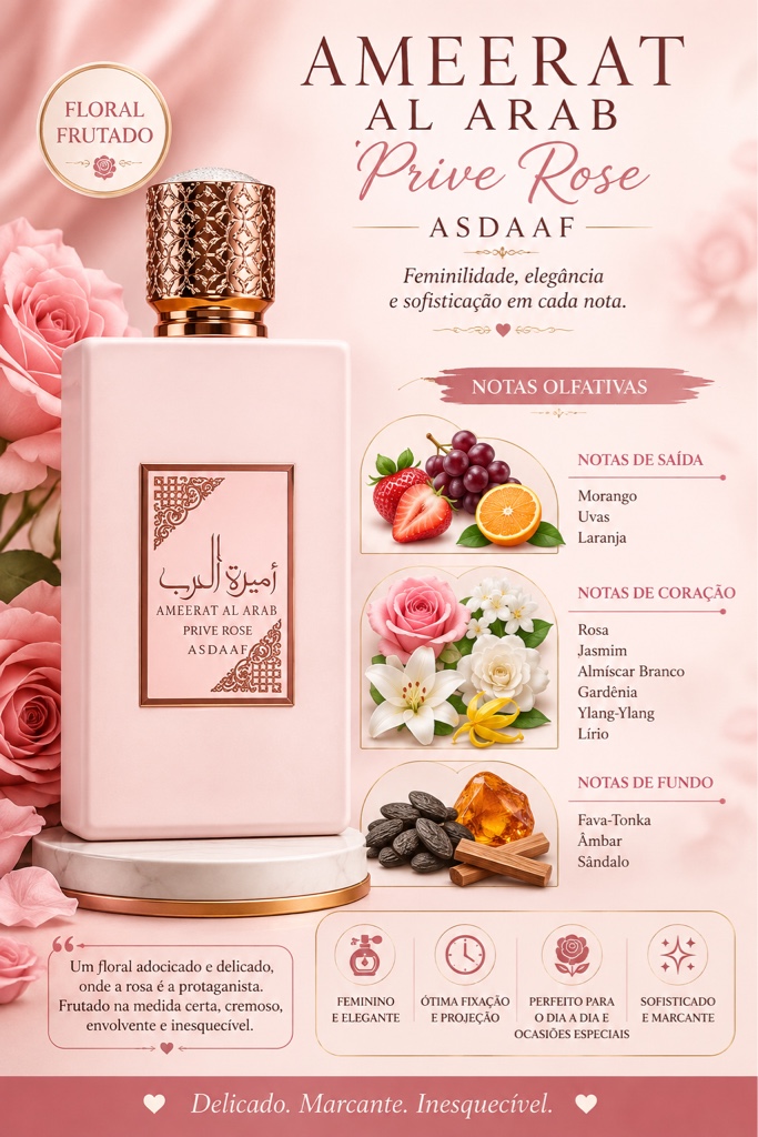 AMEERAT AL ARAB Privé Rose