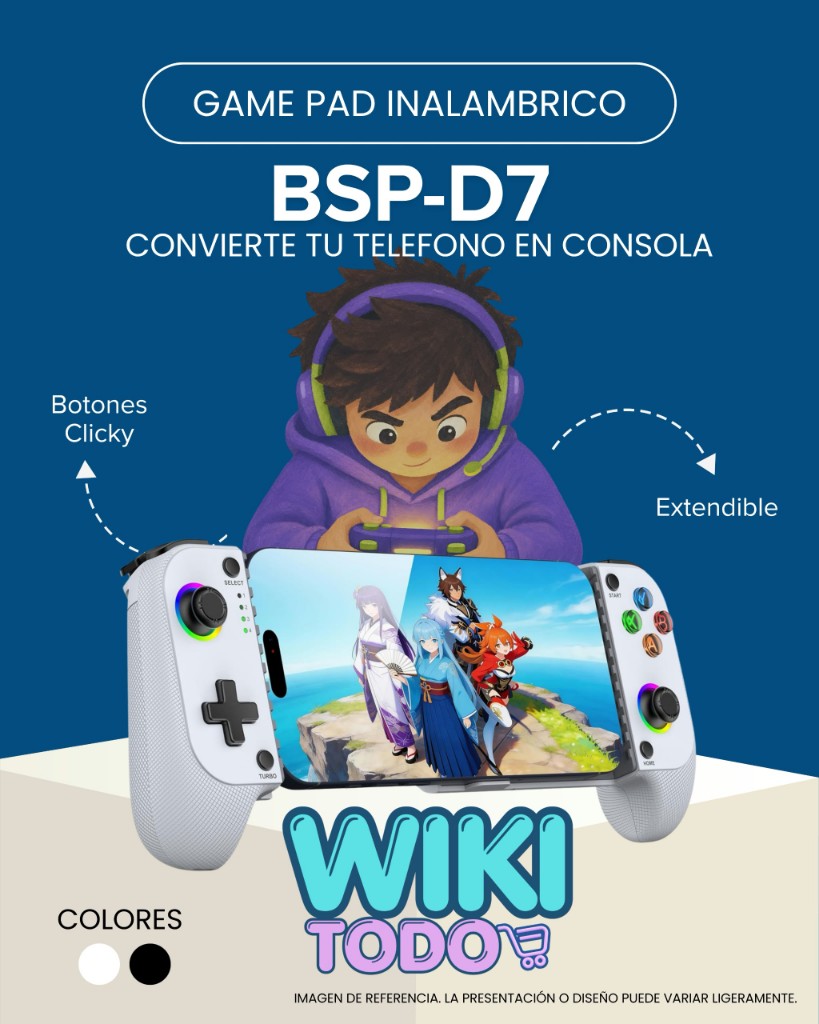 BSP-D7 control inalambrico blanco