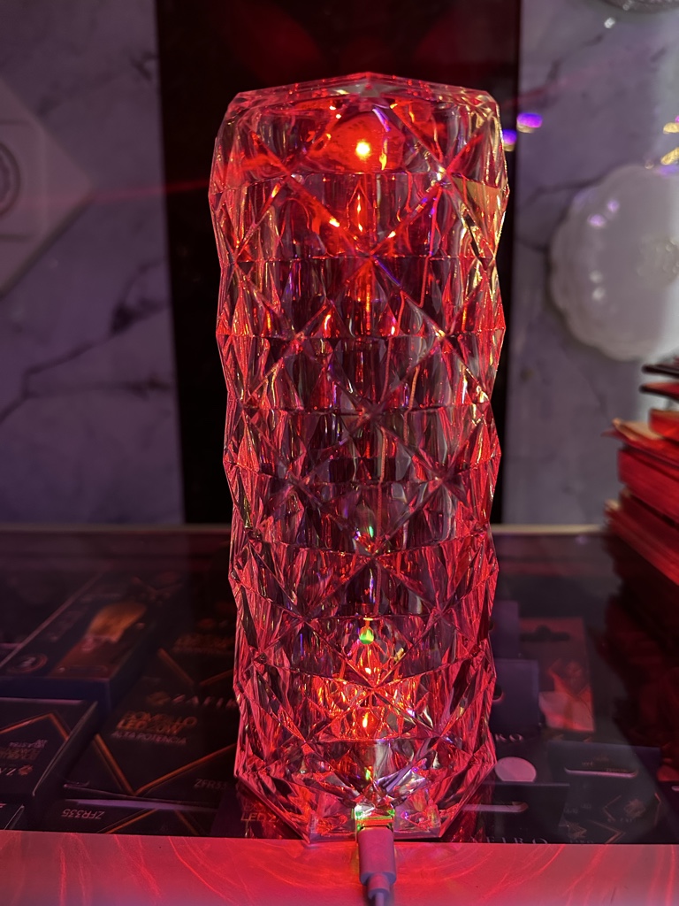 LAMPARA LED MESA TOQUE RGB