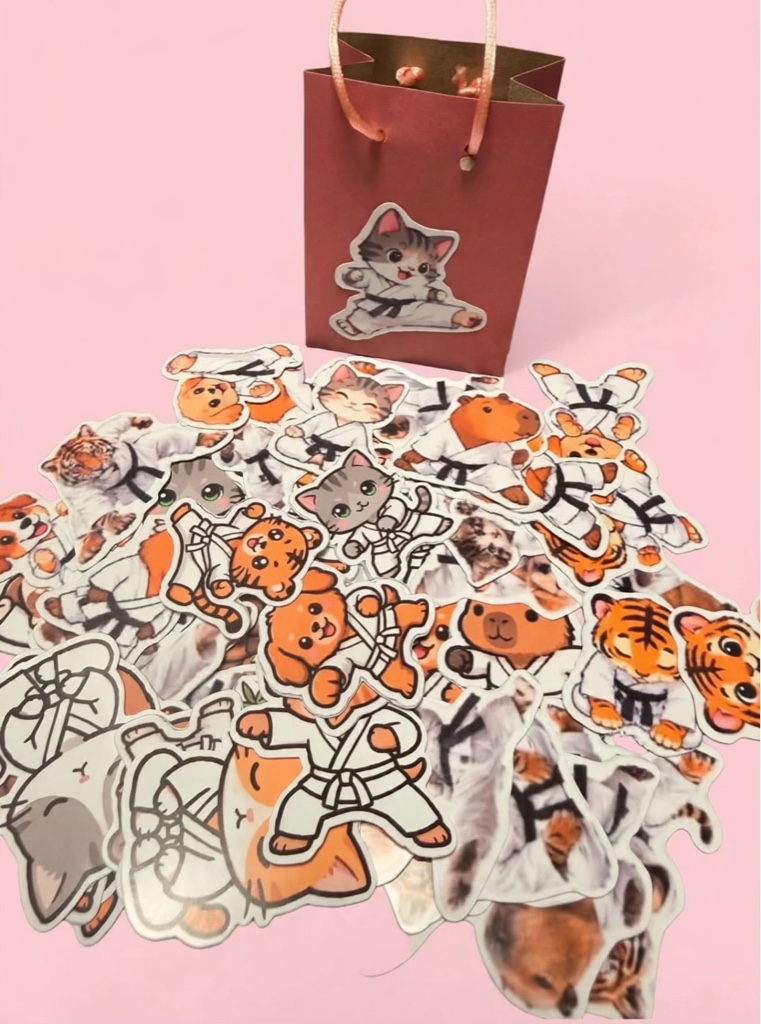 Stickers animales kawaii