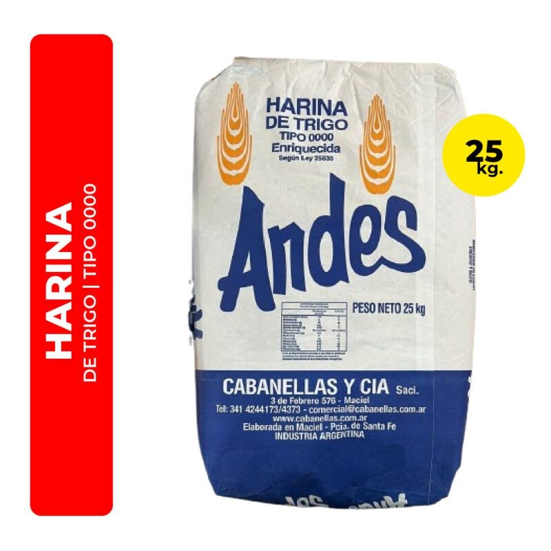 HARINA ANDES 25KG 0000