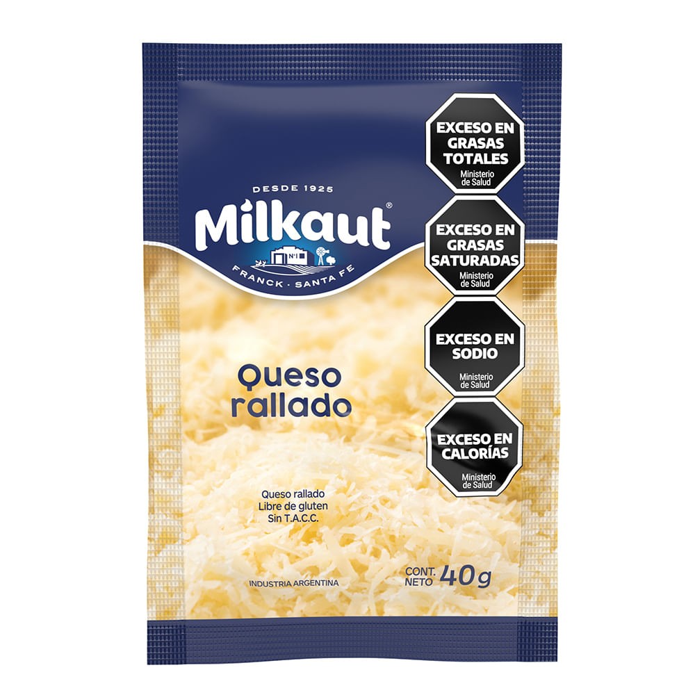 QUESO RALLADO MILKAULT 40GR