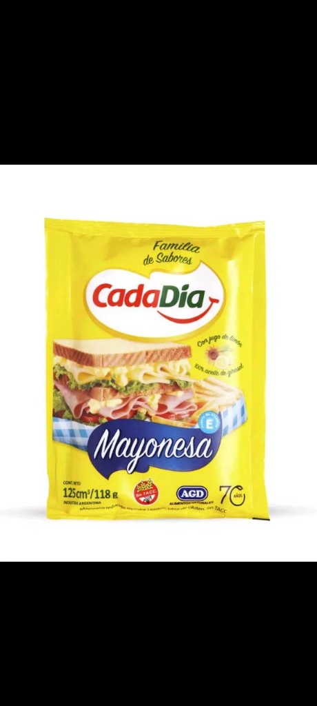MAYONESA CADA DIA 118gr