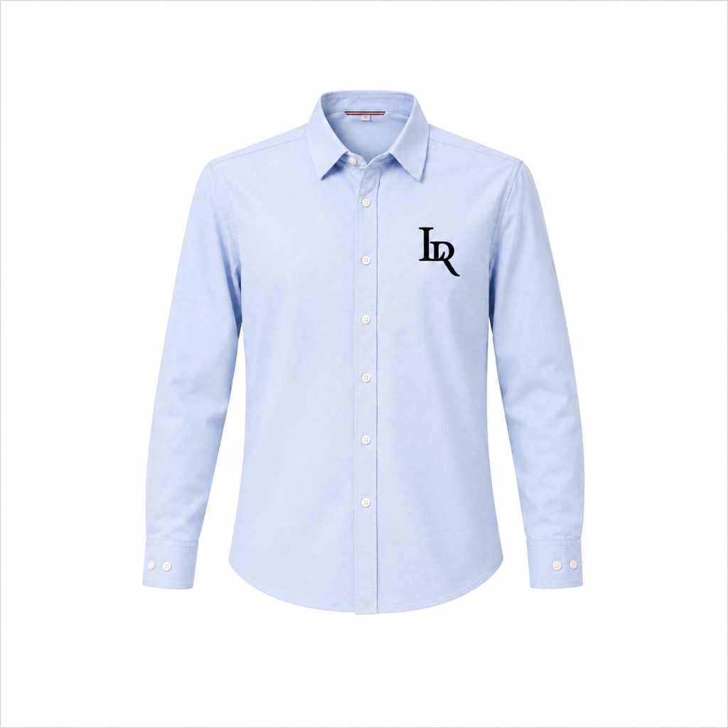 Camisa oxford lady, celeste