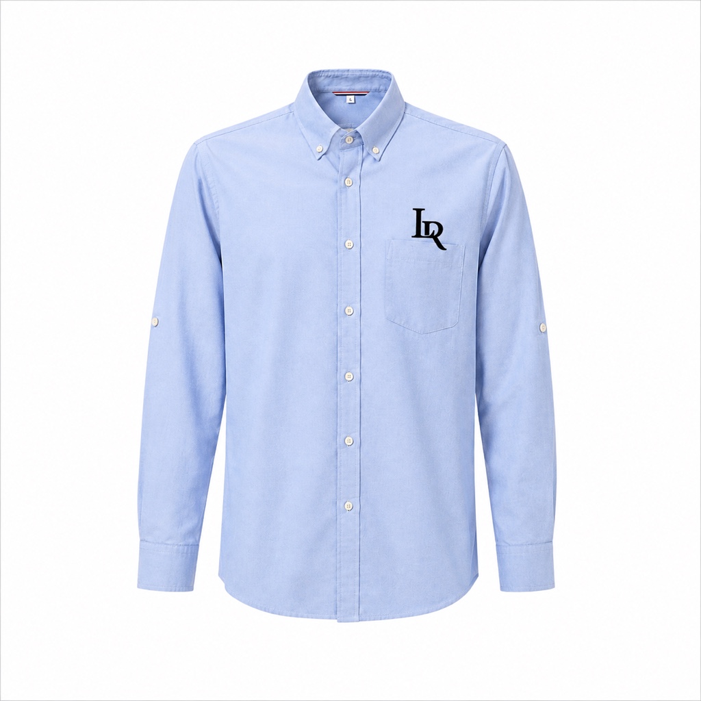Camisa oxford men, celeste