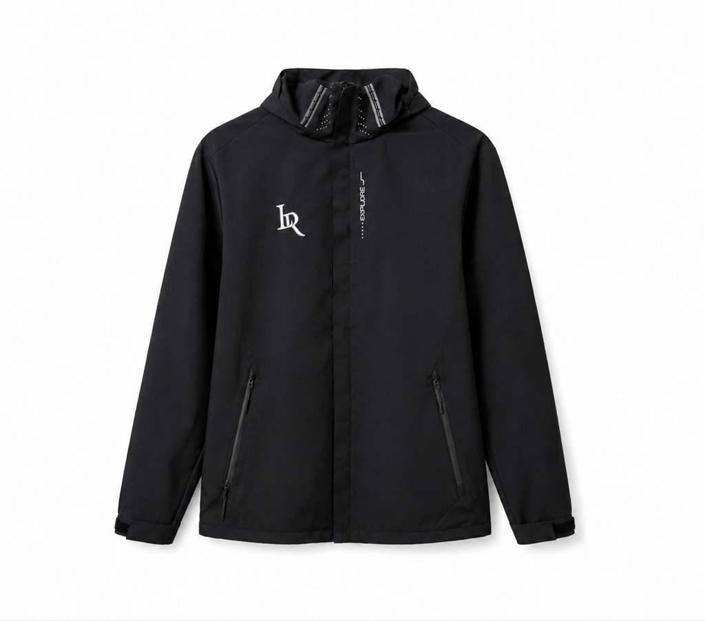 Campera cortaviento deportiva
