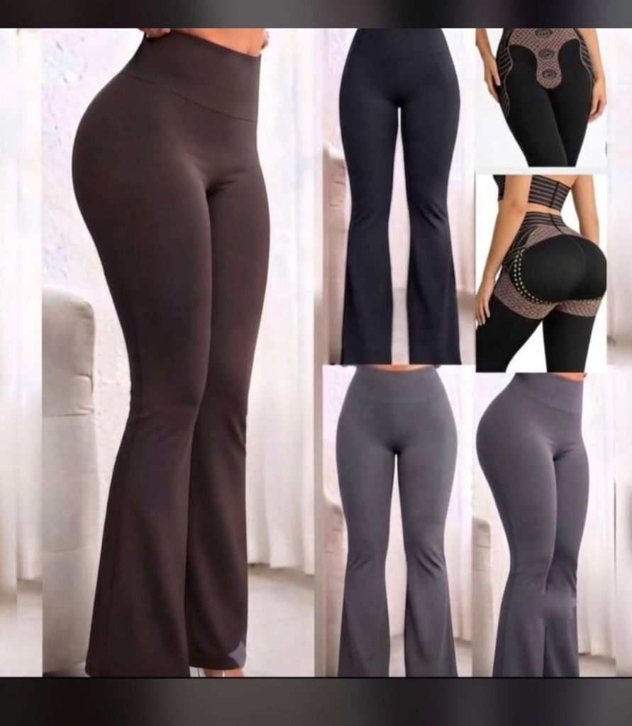 Leggings acampanadas de compresión