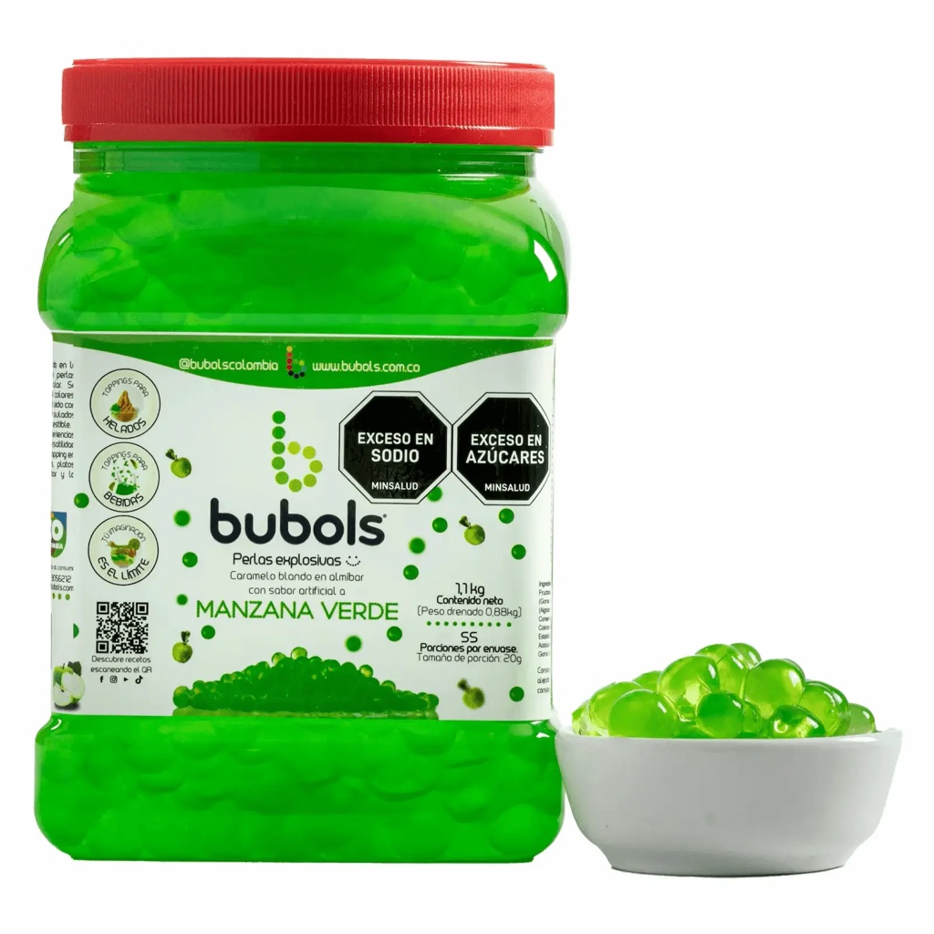 bubols Perlas Manzana Verde