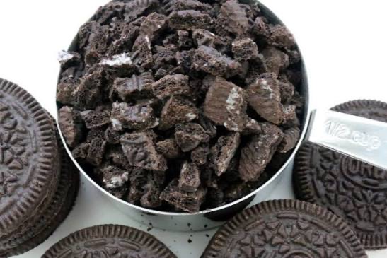 Oreo trozos negros