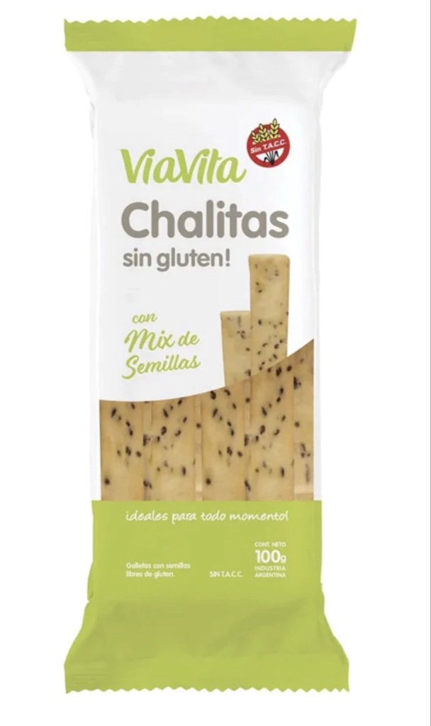 Chalitas con semillas libres de gluten