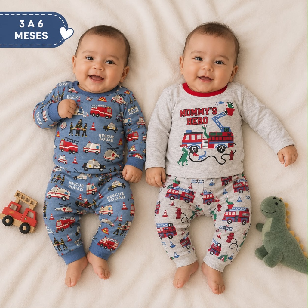 Set de 2 Pijamas