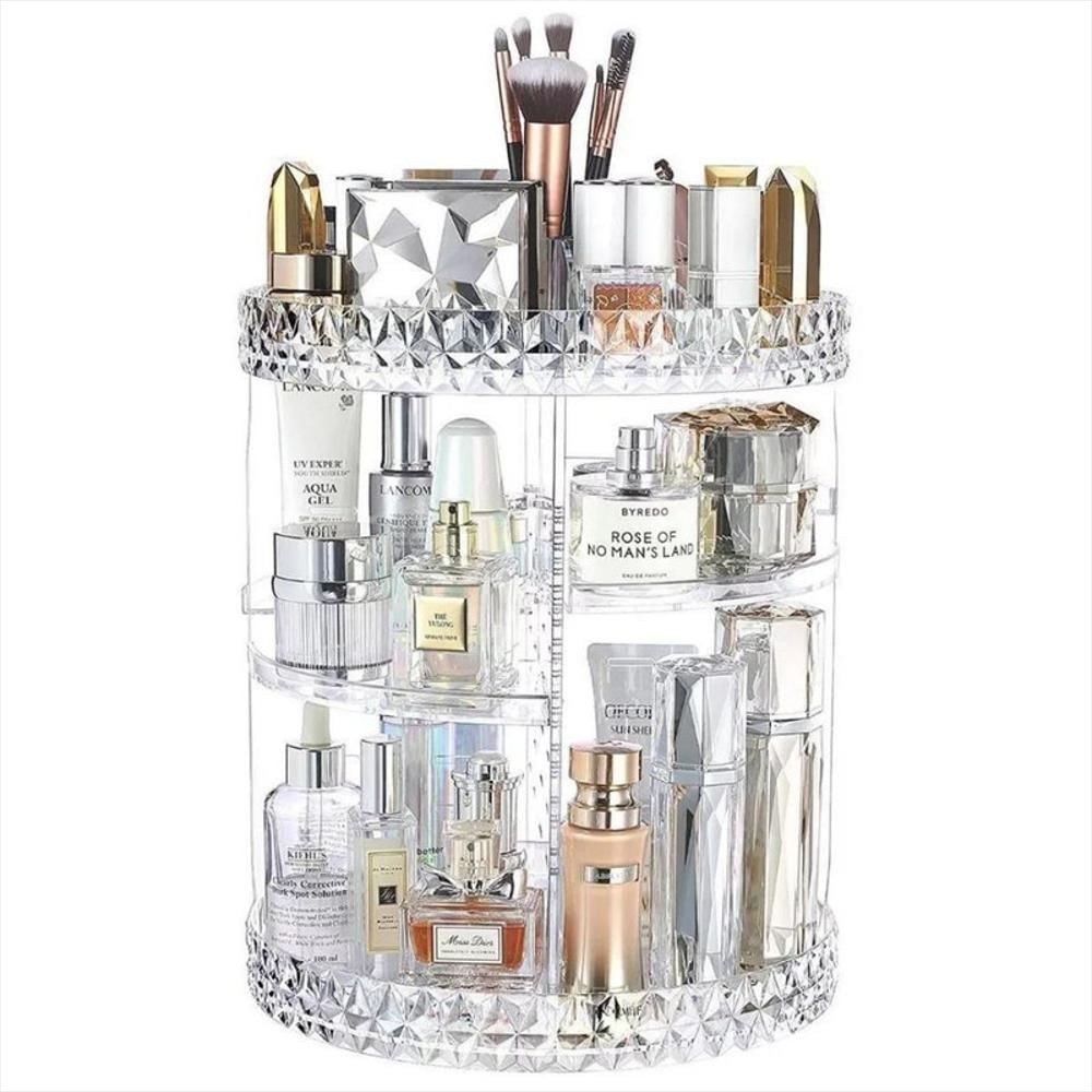 Organizador giratorio de maquillaje