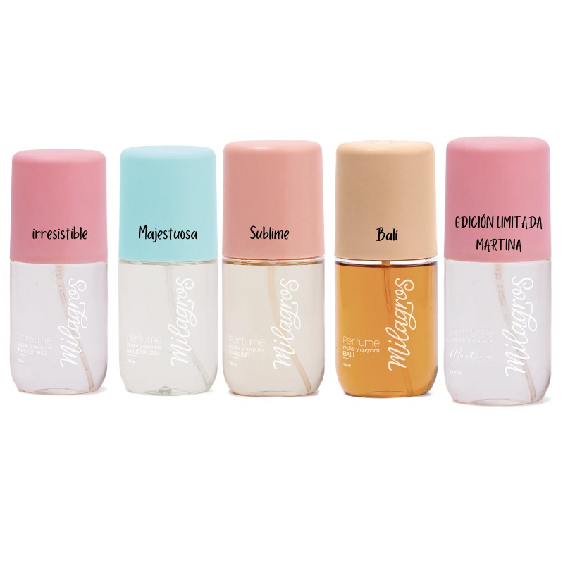Perfumes capilares y corporales milagros