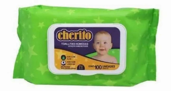 Cherito toallitas húmedas por 100