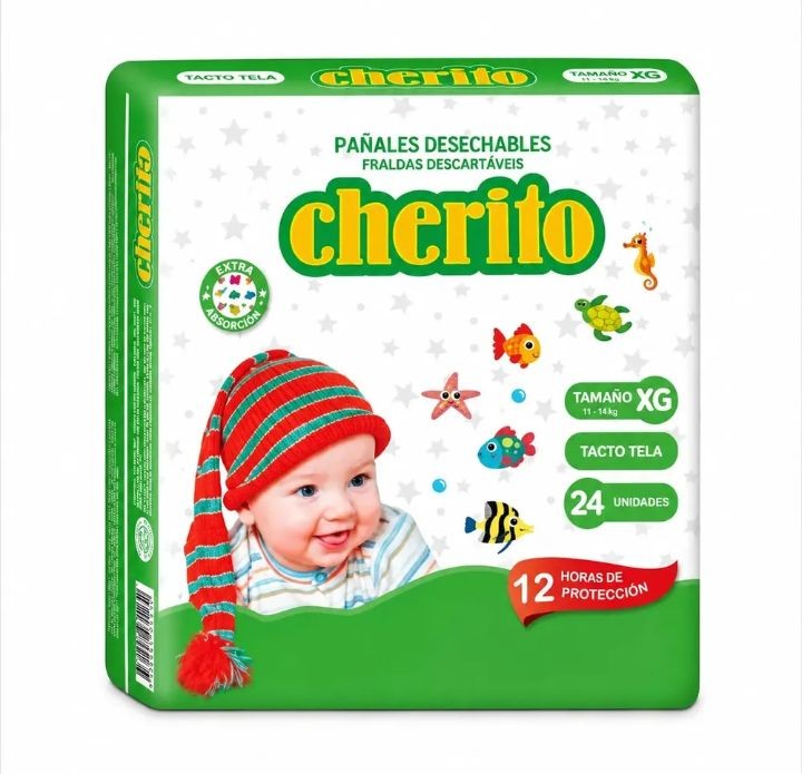 Pañal Cherito xg por 24