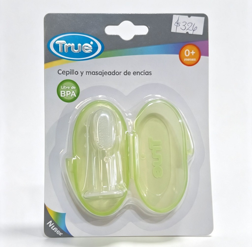 CEPILLO  Y MASAJEADOR DE ENCIAS VERDE