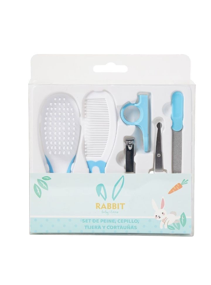 RABBIT set higiene bebe celeste