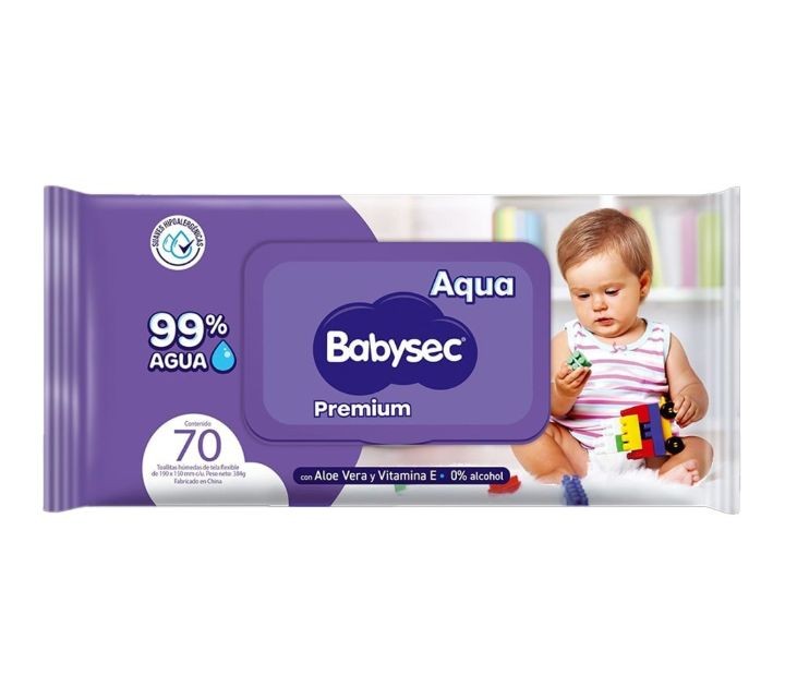 Babysec Aqua toallitas humedas 45
