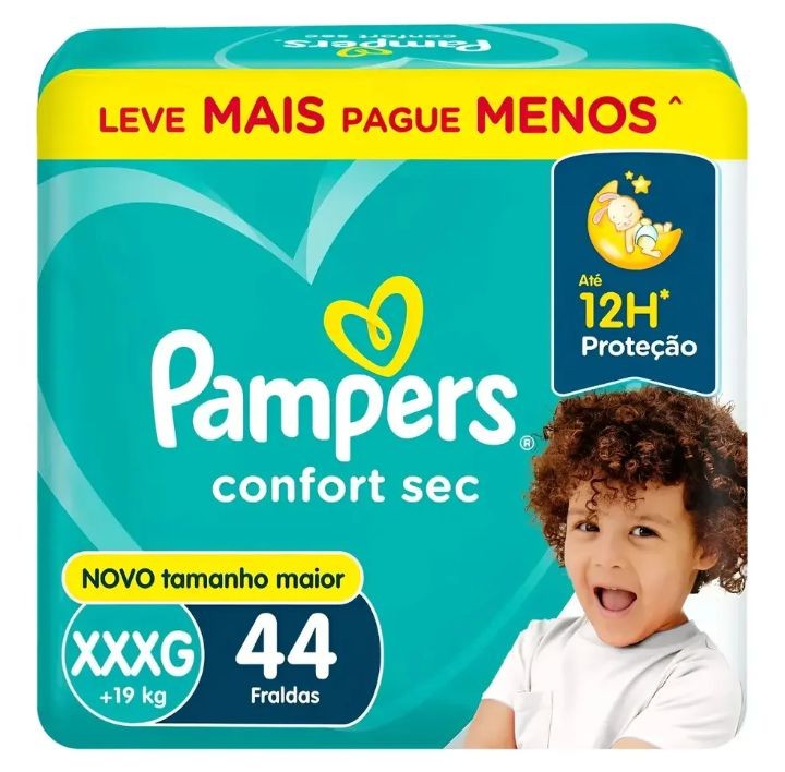 Pampers Confort Sec XXXG por 44