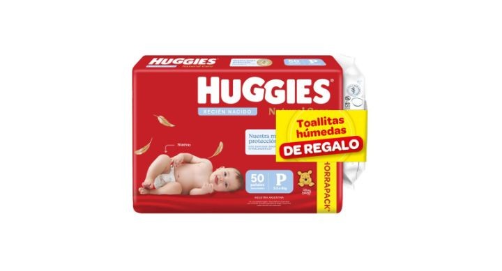 Huggies Natural Care P por 50