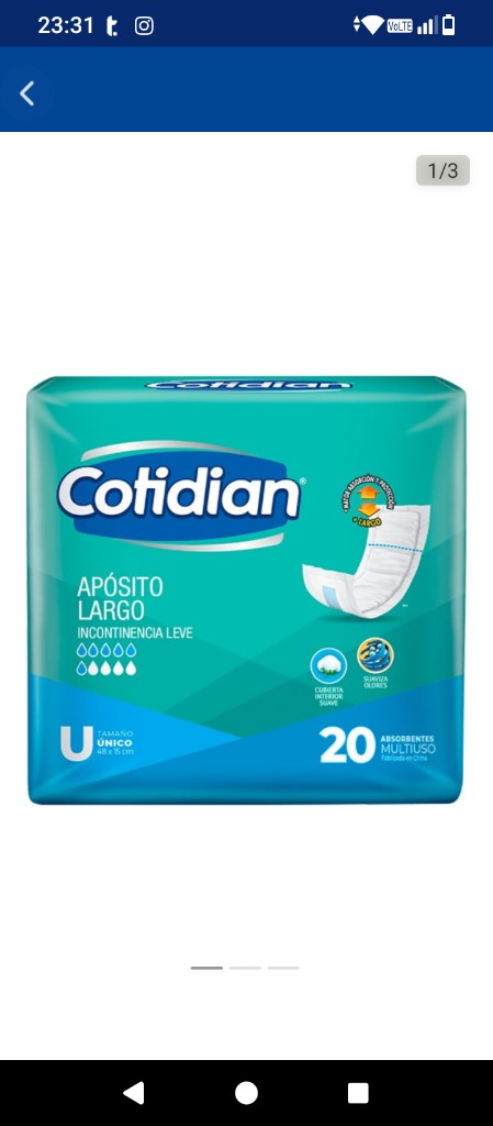 Cotidian Apósito Largo