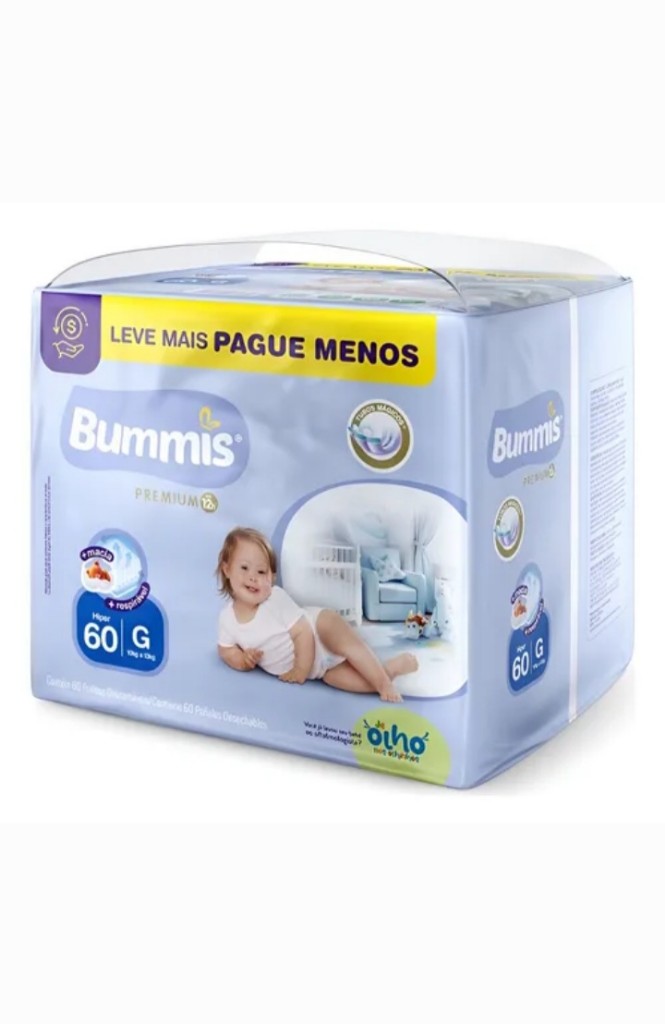 Bummis Premium Pañales G 60u