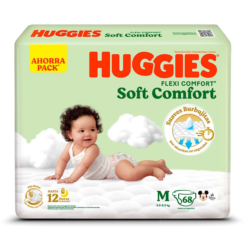Huggies Soft Comfort M por 68