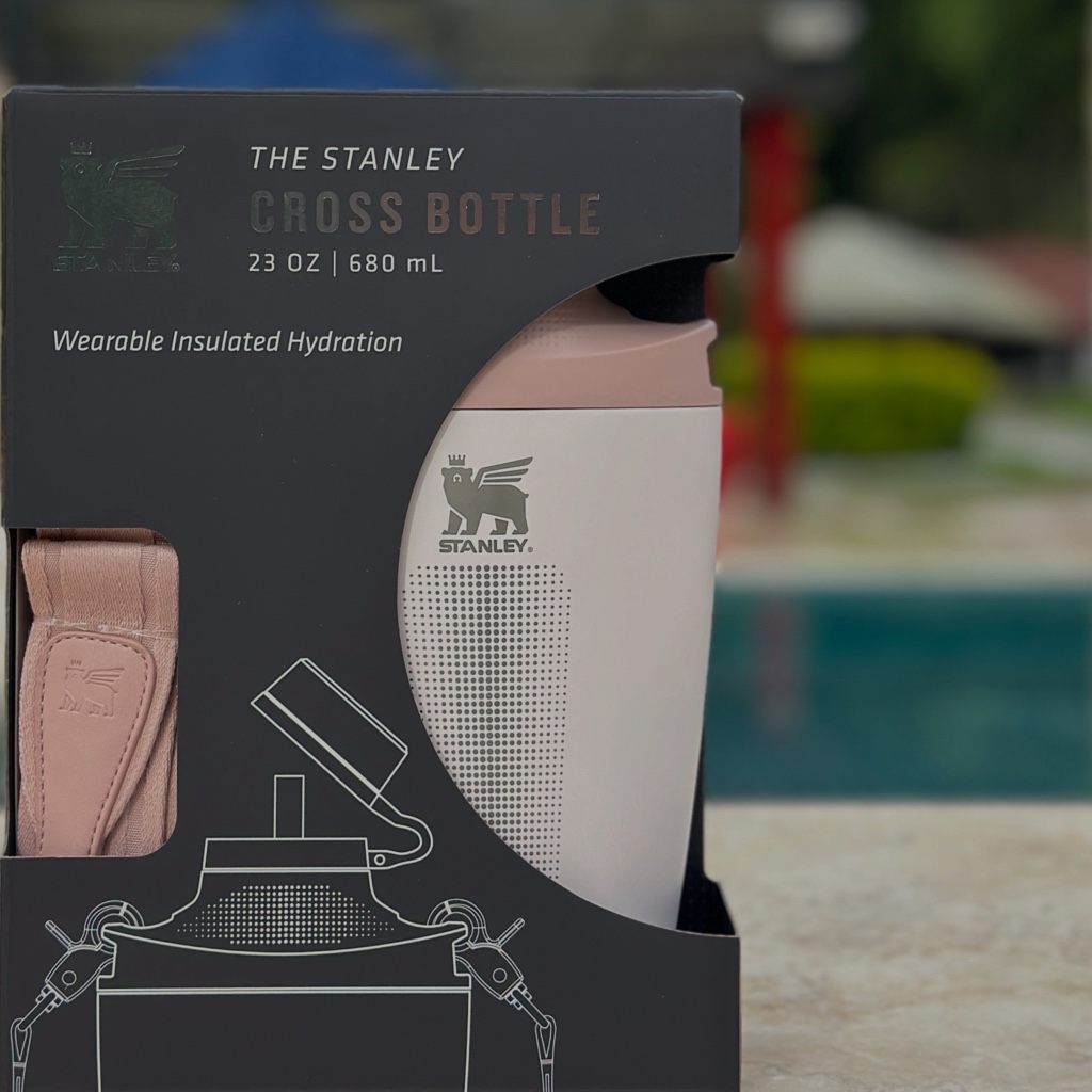 Botella Stanley Cross 23 oz | CANTIMPLORA | Sin BPA | Rosa.