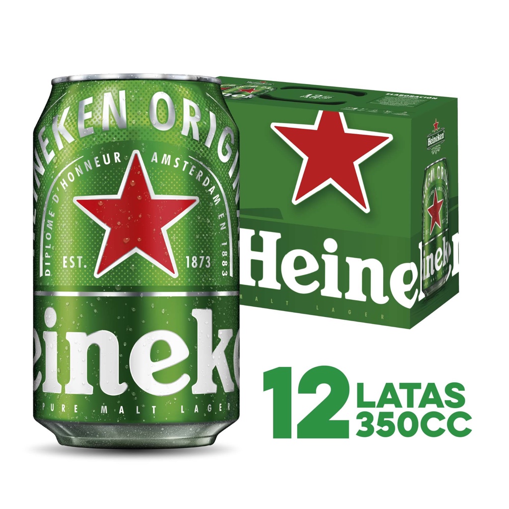Maleta de 12und Heineken Original 350cc