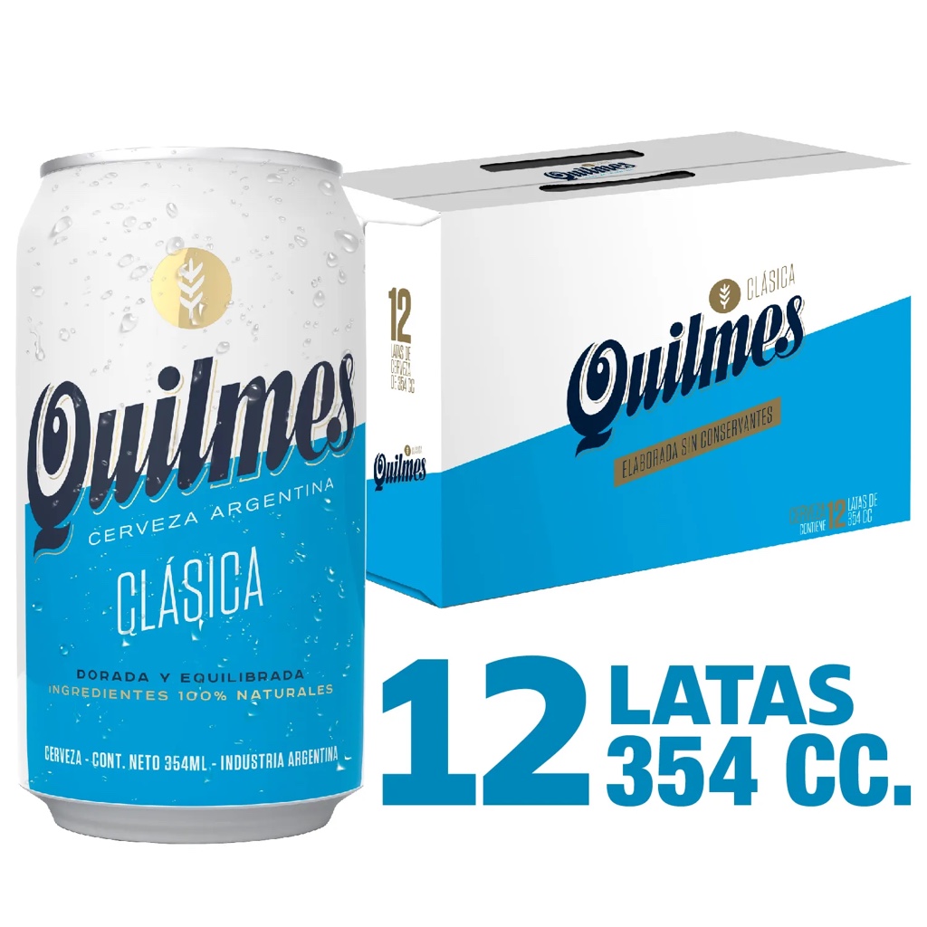 Quilmes Clásica 12und x354cc