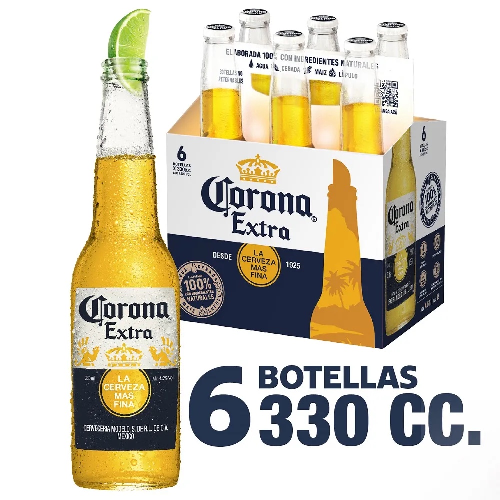Six pack Corona Extra 330cc