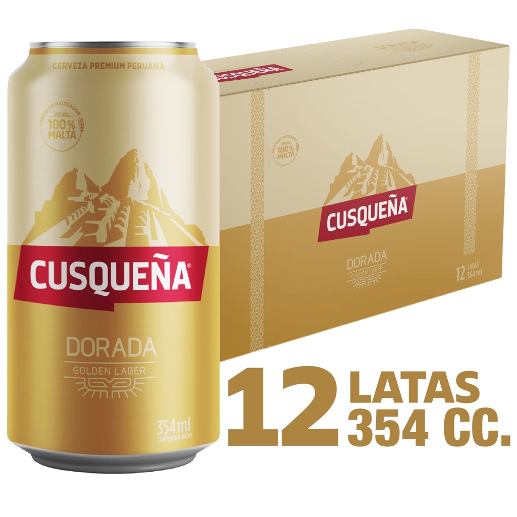 Maleta de 12und Cusqueña Dorada 354ml