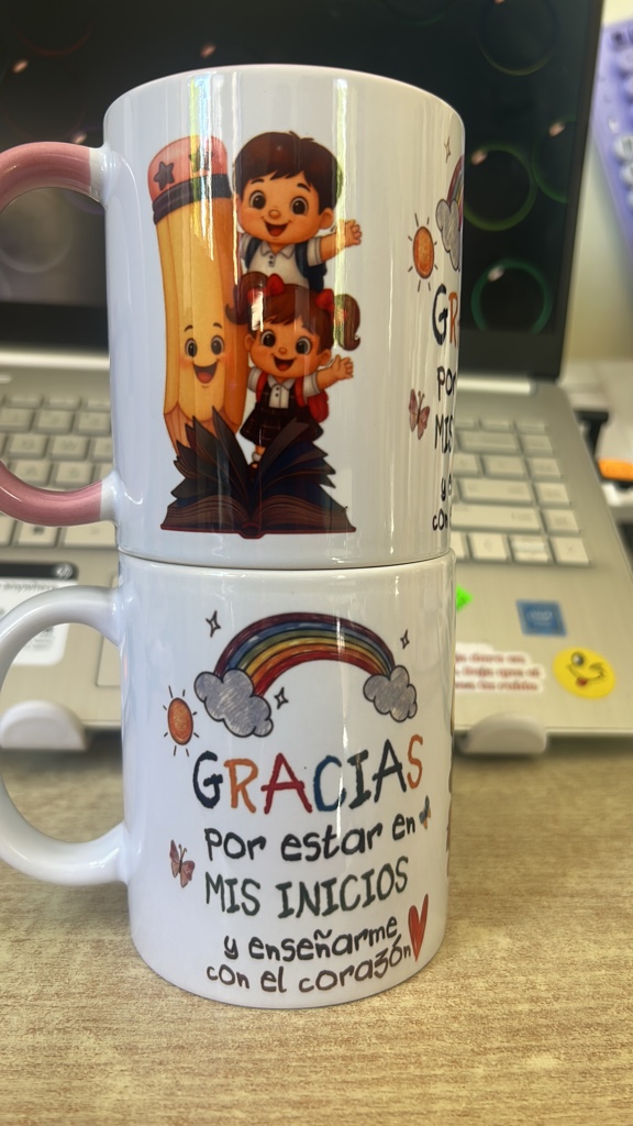 Taza blanca personalizada