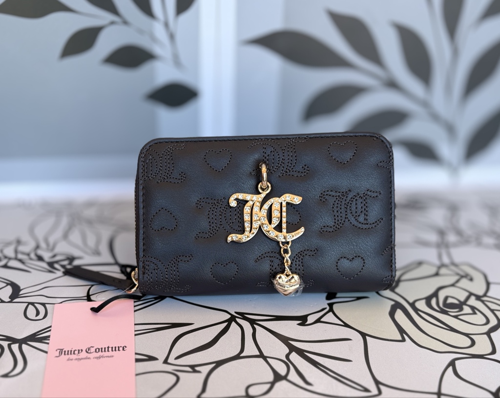 Billtera Negra Juicy Couture Black