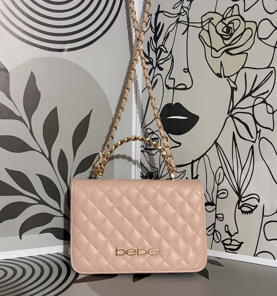 Bandolera acolchada Rosa