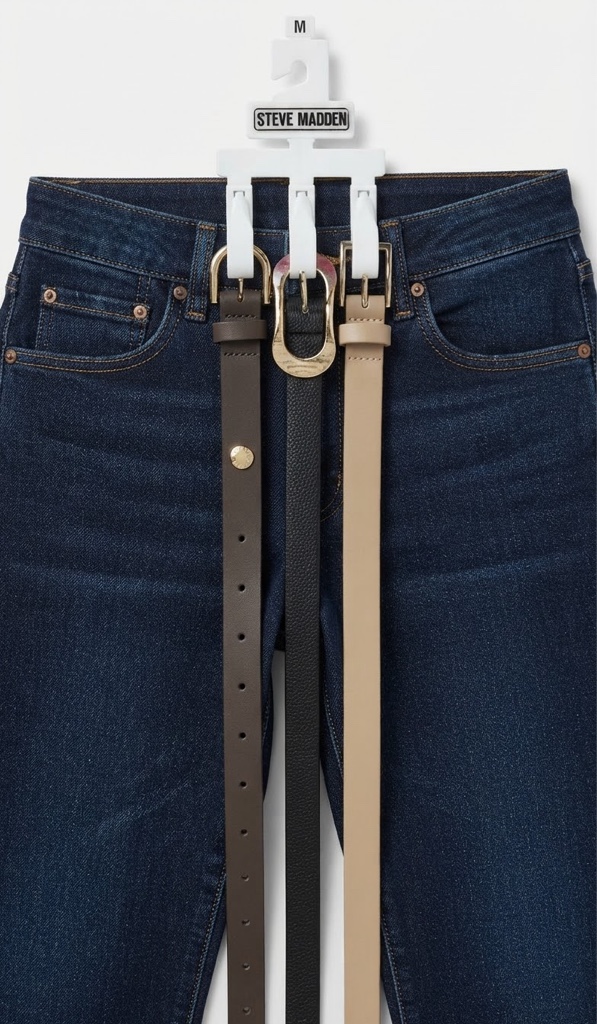 Pack x3 correas Steve Madden talla M