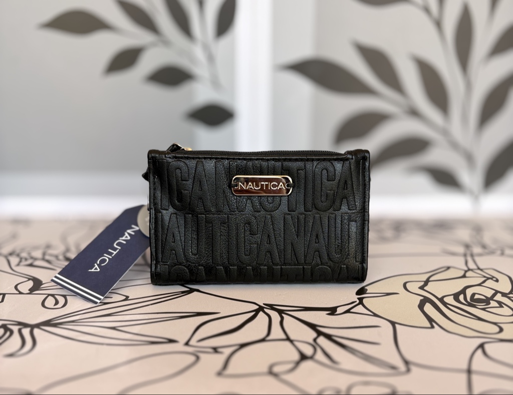 Tarjetero/Monedero Nautica Black