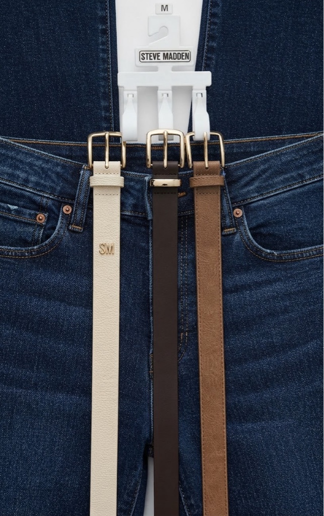 Pack x3 correas Steve Madden  Talla M