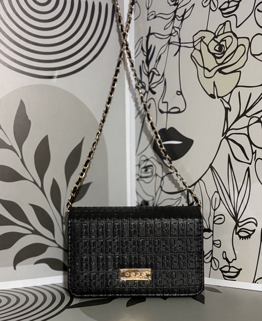 Bandolera Alto relieve Black