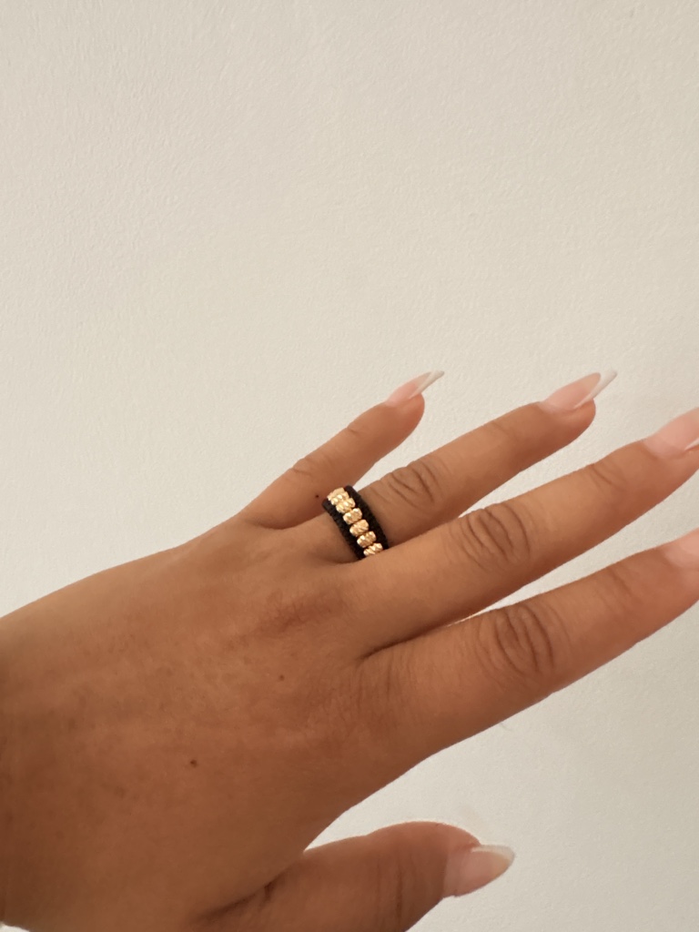 Anillo Tejido con barriles