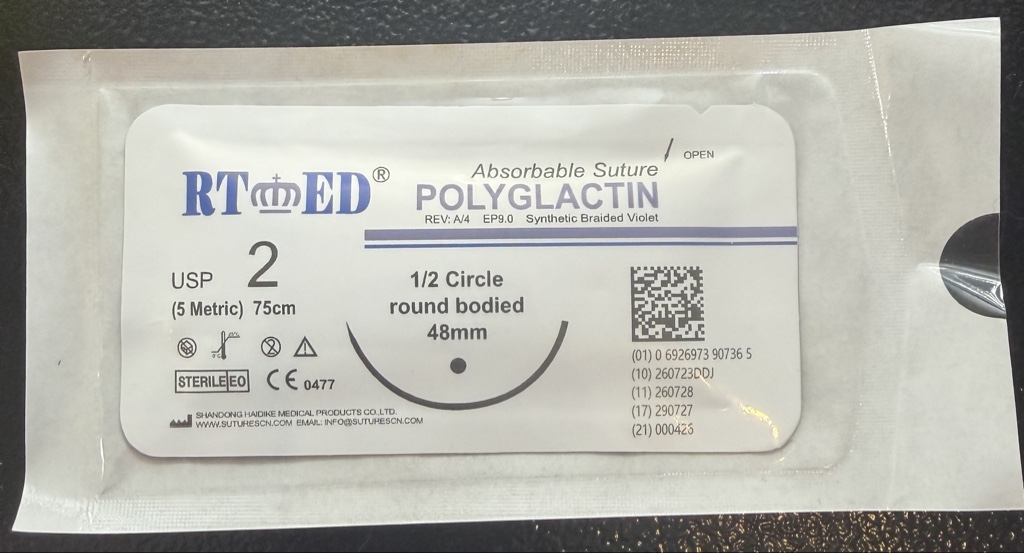 RT MED Polygactin 2 unidad