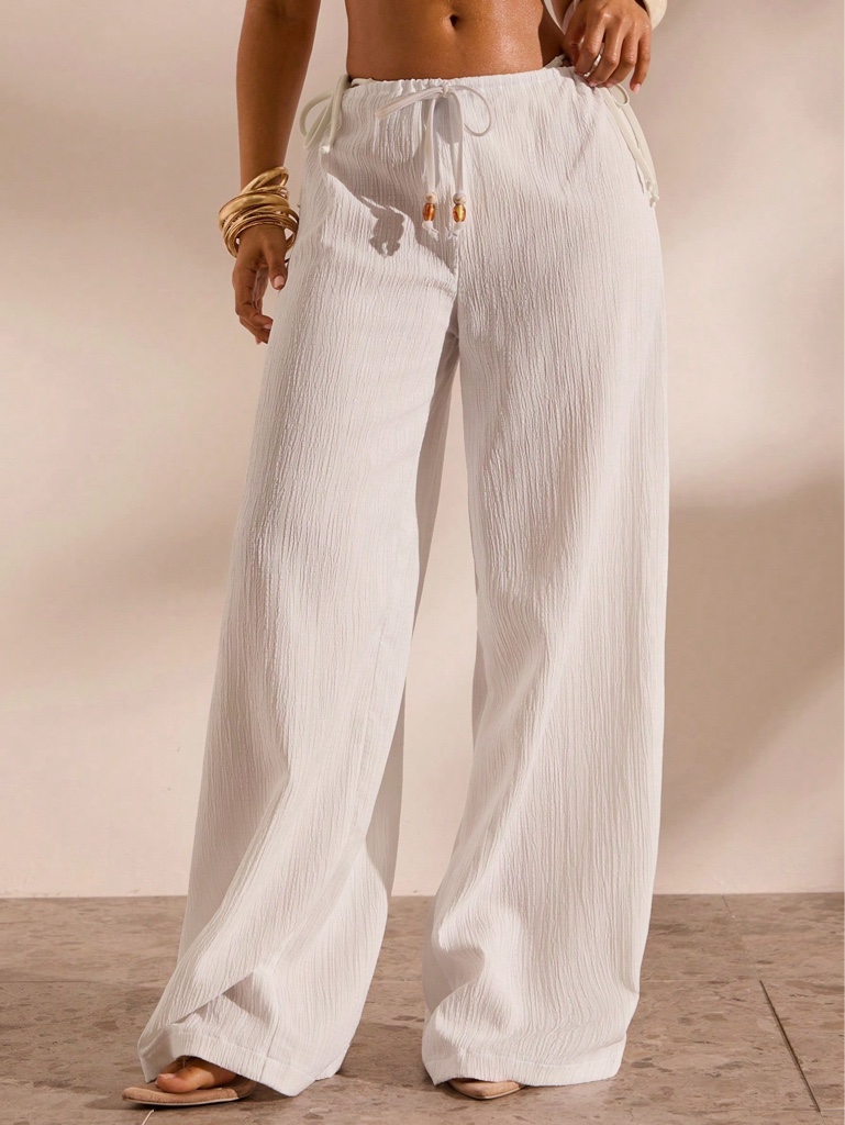 Pantalon blanco playero