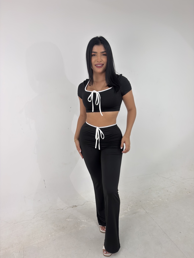 Set negro deportivo