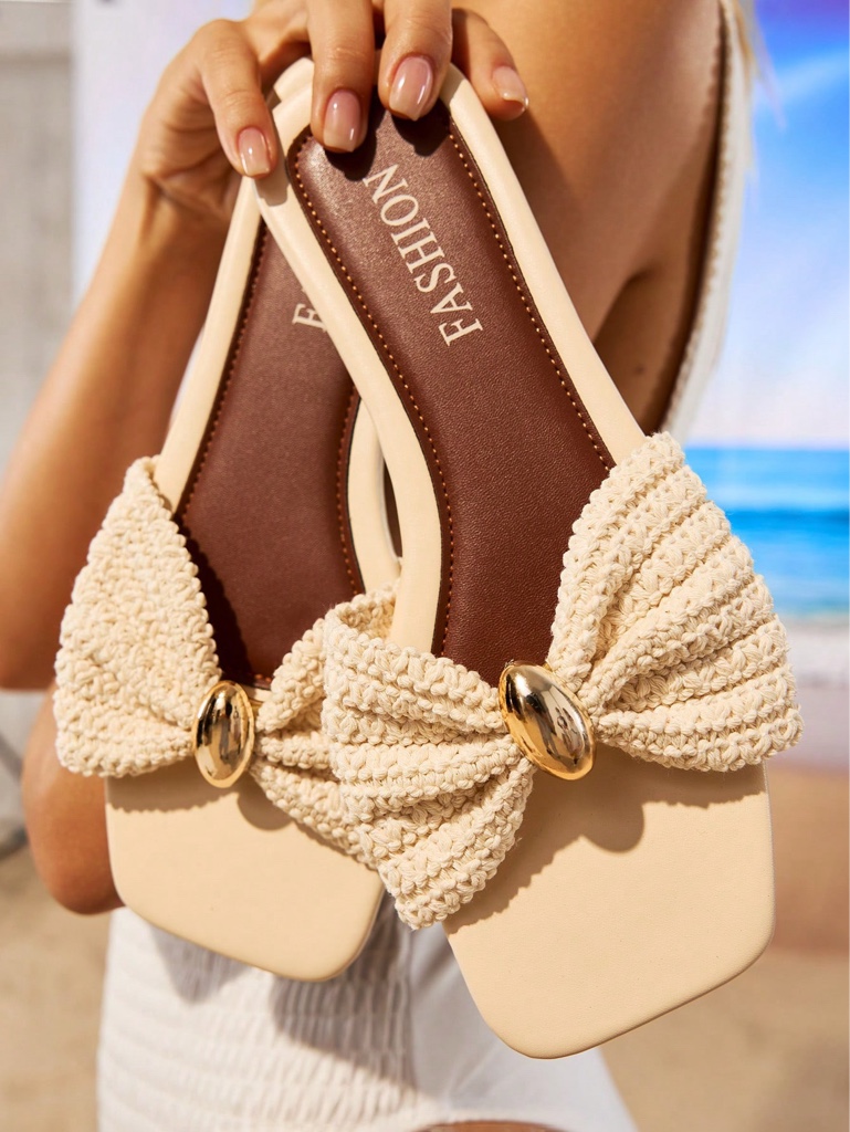 Fashion sandalias beige