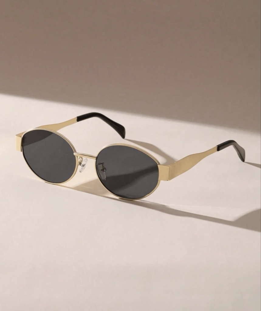Lentes redondos dorados